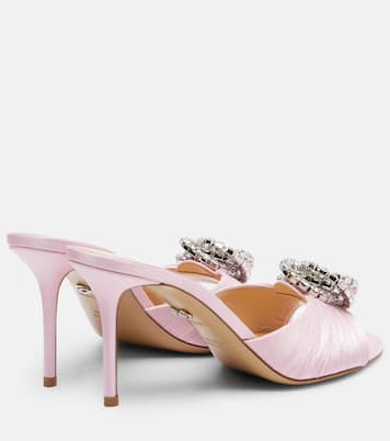 Galaxy 85 embellished satin mules | Mach & Mach