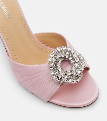 Galaxy 85 embellished satin mules | Mach & Mach