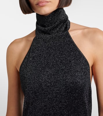 Lumière Plumage halterneck maxi dress | Oséree