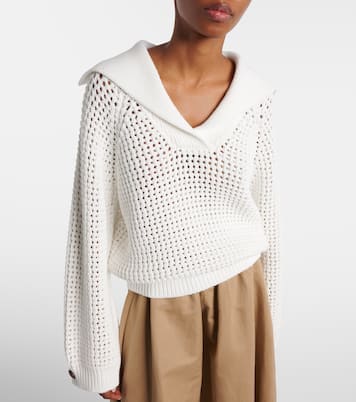 Cotton-blend sweater | Brunello Cucinelli