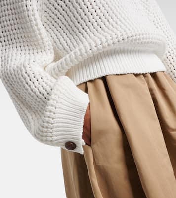 Cotton-blend sweater | Brunello Cucinelli