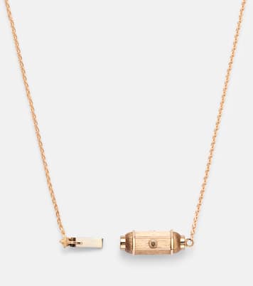 Halskette Coco Micro aus 18kt Roségold (750/1000) mit Diamanten | Marie Lichtenberg