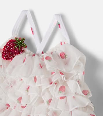 Baby Verzierter Badeanzug mit Tüll | Monnalisa