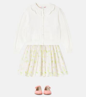 Cardigan Lueur en coton et cachemire | Bonpoint