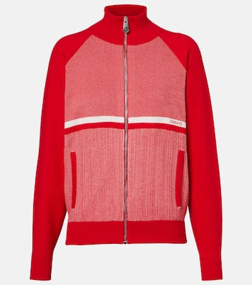 Cotton-blend jacquard jacket | Versace