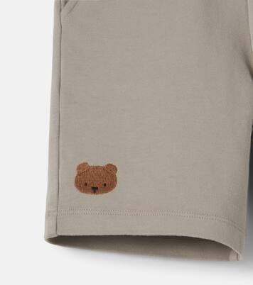 Ithri embroidered cotton Bermuda shorts | Donsje