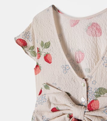 Bedrucktes Kleid Ava aus Baumwolle | Konges Sløjd