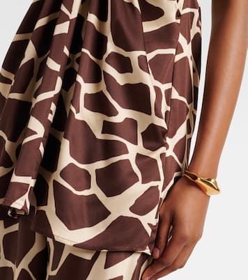 Bedrucktes Top Jensen aus Satin | Faithfull