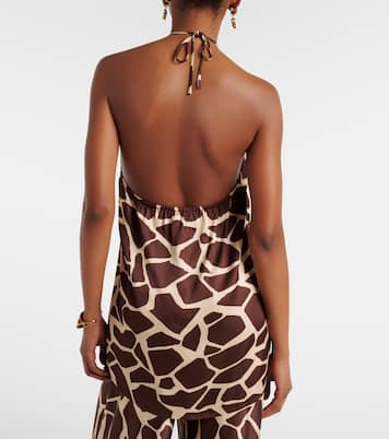 Bedrucktes Top Jensen aus Satin | Faithfull