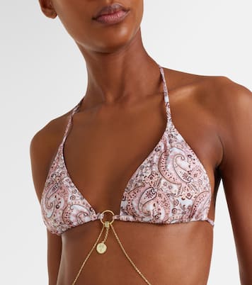 Enzo paisley bikini top | Bananhot