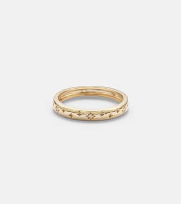 Northern Star 14kt gold ring with diamonds | Stone and Strand