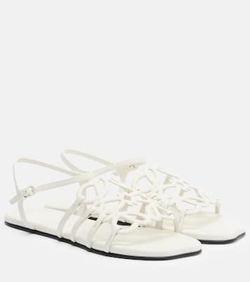 Sandales Paula's Ibiza Petal Anagram en cuir | Loewe
