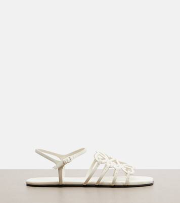 Sandales Paula's Ibiza Petal Anagram en cuir | Loewe