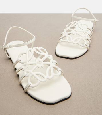 Sandales Paula's Ibiza Petal Anagram en cuir | Loewe