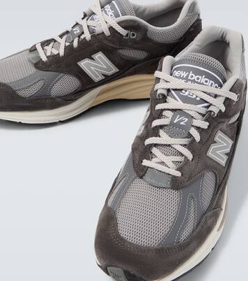 991v2 suede-trimmed sneakers | New Balance