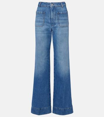 Alina faded wide-leg jeans | Victoria Beckham