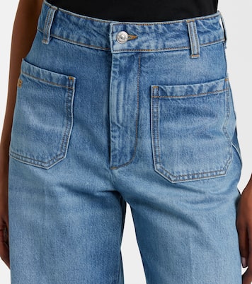 Alina faded wide-leg jeans | Victoria Beckham