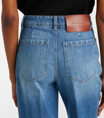 Alina faded wide-leg jeans | Victoria Beckham