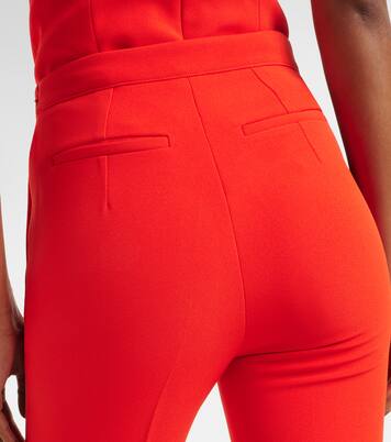 Alexa crêpe flared pants | Safiyaa