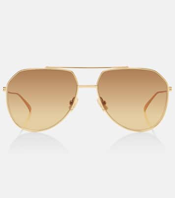 نظارات شمسية بستايل أفياتور Light Ribbon | Bottega Veneta