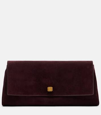 Clutch Audrey aus Veloursleder | Khaite