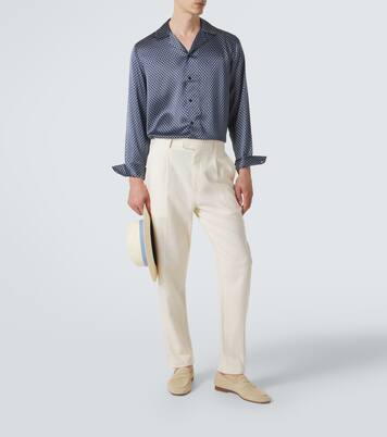 Camisa Safra de seda | Frescobol Carioca