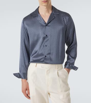 Camisa Safra de seda | Frescobol Carioca