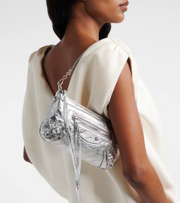 Schultertasche Le City aus Metallic-Leder | Balenciaga