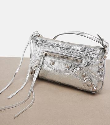Schultertasche Le City aus Metallic-Leder | Balenciaga