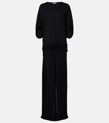 Delyra ruched jersey gown | The Row