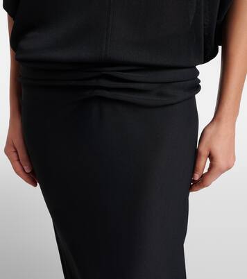 Delyra ruched jersey gown | The Row