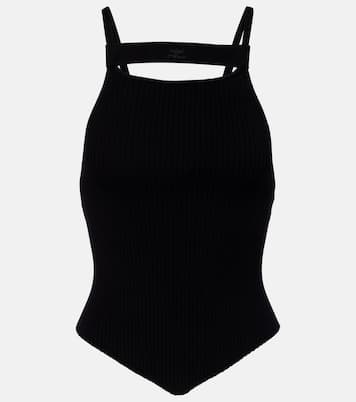 Ribbed-knit tank top | Courrèges