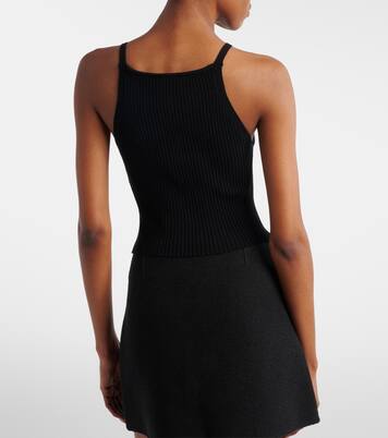 Ribbed-knit tank top | Courrèges