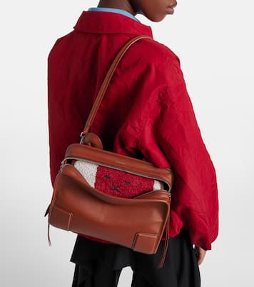 Tote Bag Amazona 180 Lion Medium aus Leder | Loewe