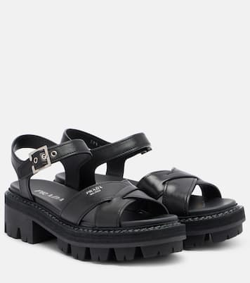 Sandalen aus Leder | Prada