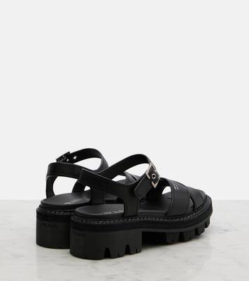 Sandalen aus Leder | Prada