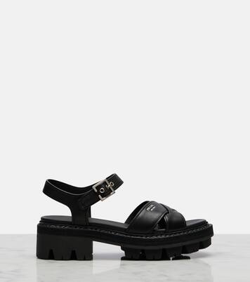 Sandalen aus Leder | Prada