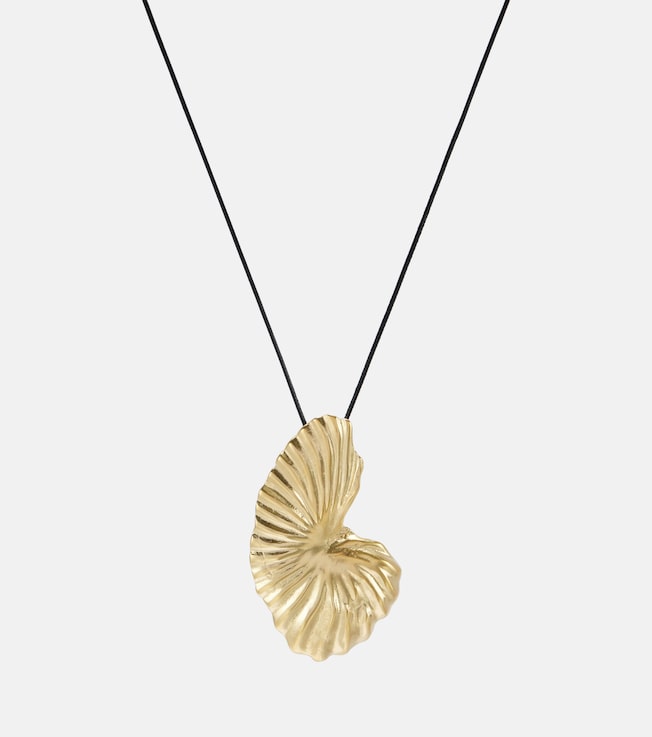 Birth of Venus gold-plated pendant necklace
