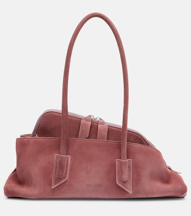 La Passeggiata Small suede tote bag