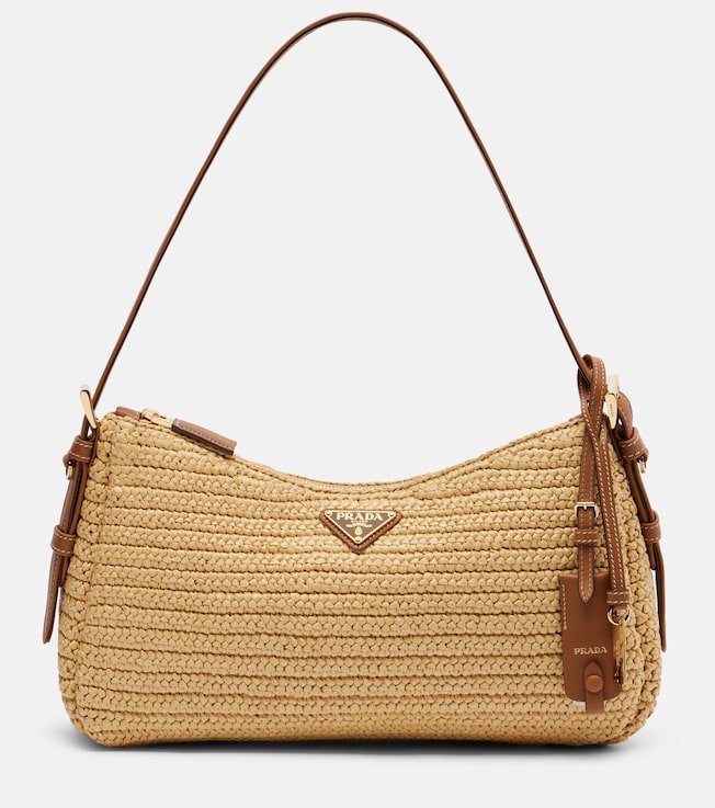 Prada Aimée Large crochet shoulder bag