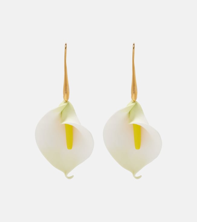 Alexia floral drop earrings