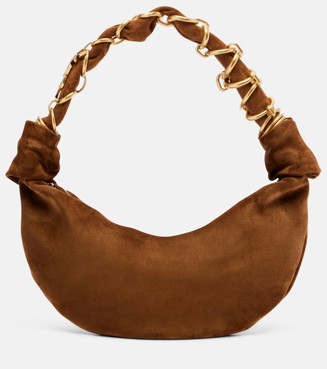 Amalia Mini suede shoulder bag