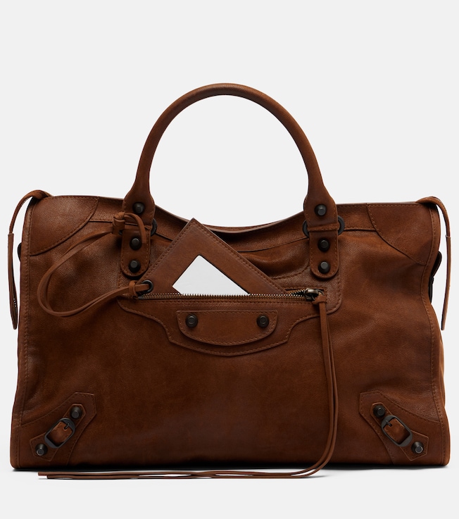 Le City Medium leather top-handle bag