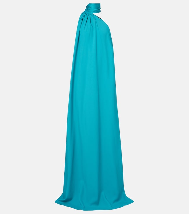 Astor crêpe cady gown