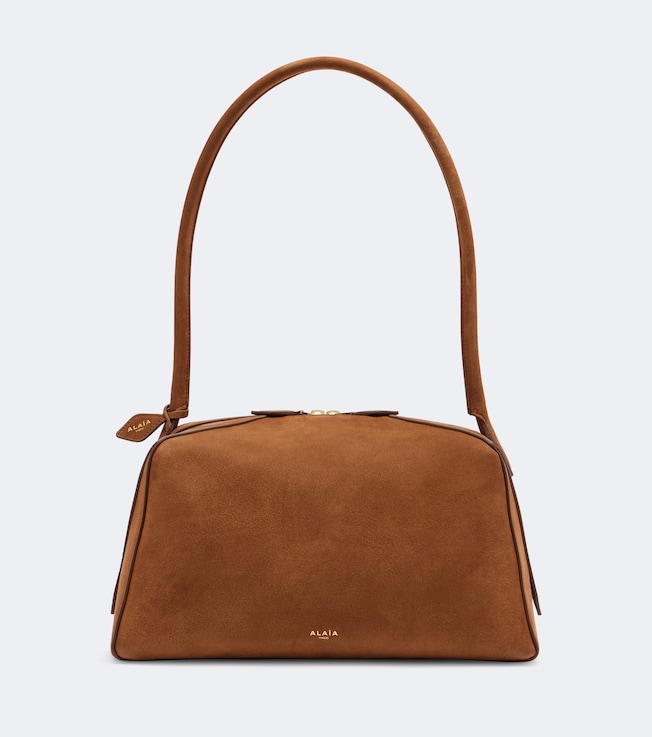 Le Bouledogue leather shoulder bag