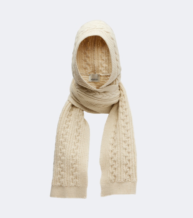 Honorine wool and alpaca scarf
