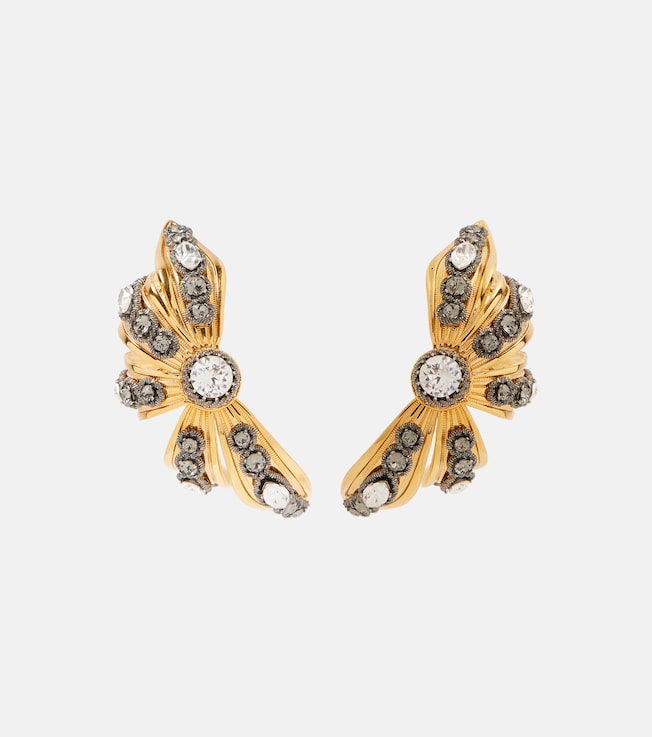 Bloom embellished earrings
