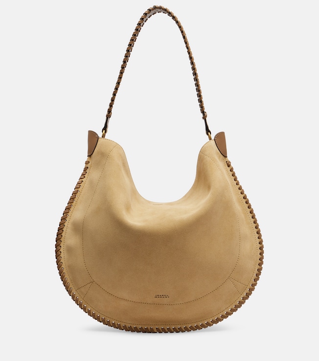 Oskan Medium suede shoulder bag