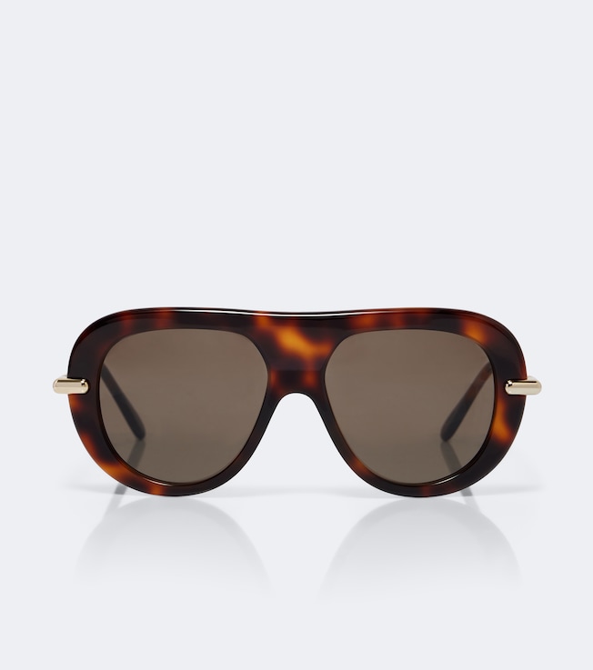 Slim flat-top sunglasses