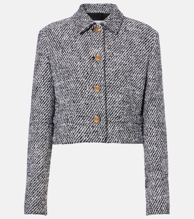 Wool-blend bouclé jacket